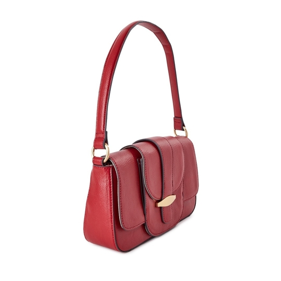 TIME and TRU Women's Shoulder Mia Red Handbag - Picture 2 of 5